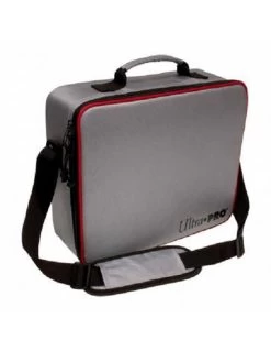 Ultra Pro Collectors Deluxe Carrying Case Silver With Red Trim