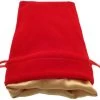 Dice Bag Red Velvet Dice Bag With Gold Satin Lining 4x6 -Speelgoedwinkel Voor Spellen dice bag red velvet dice bag with gold satin lining 4x6 1