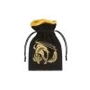 Dragon Black & Golden Suede Zak -Speelgoedwinkel Voor Spellen dragon black golden suede zak
