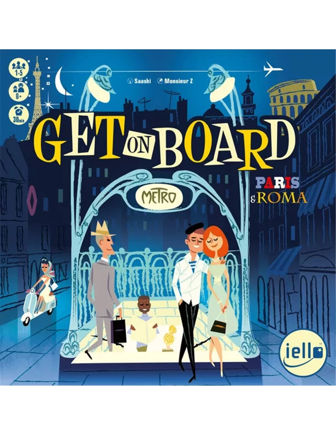 Get on Board: Paris & Rome Iello Get On Board: Paris & Rome -Speelgoedwinkel Voor Spellen get on board paris rome