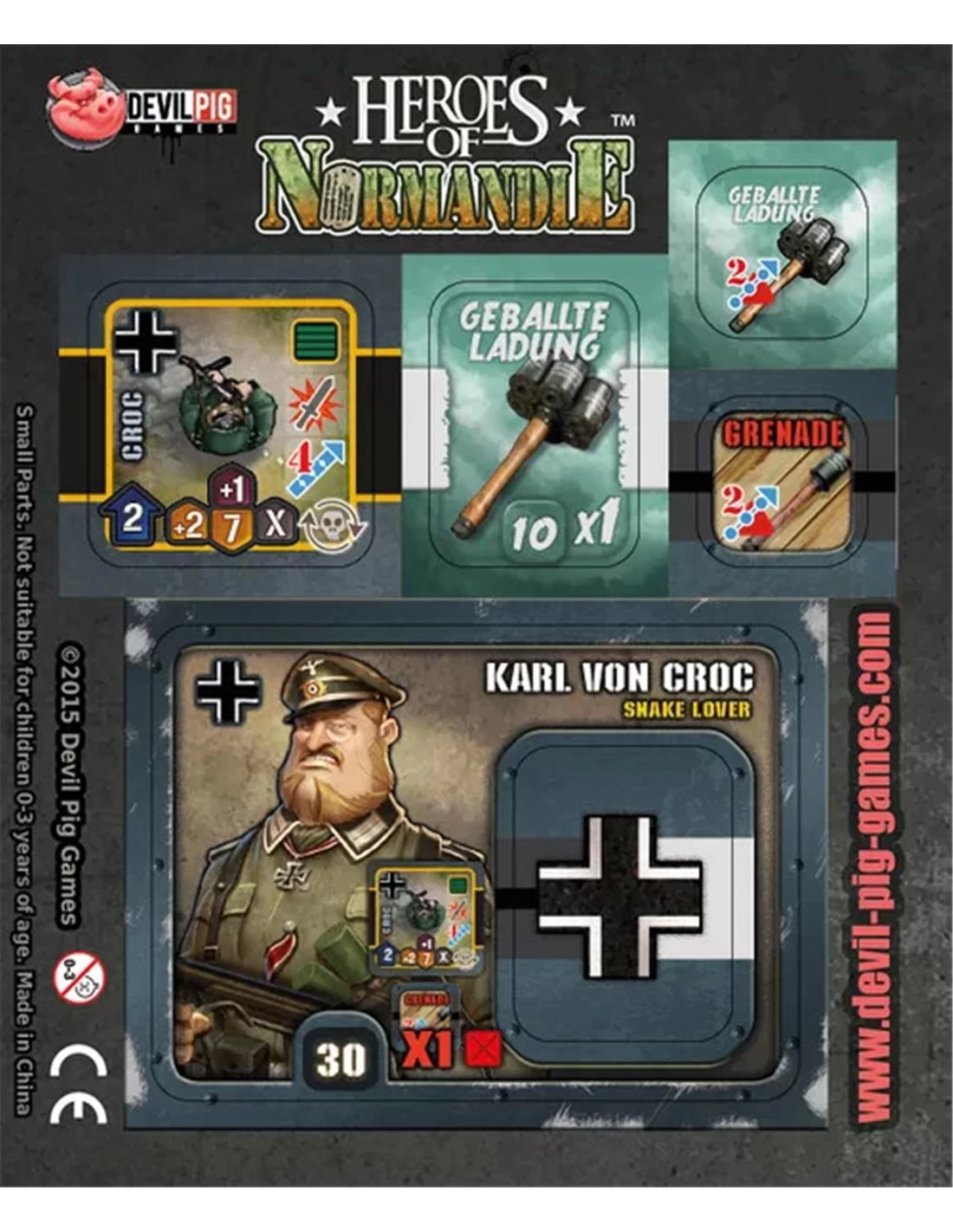Heroes of Normandie Promo Punchboard Karl von Croc Heroes Of Normandie Promo Punchboard Karl Von Croc -Speelgoedwinkel Voor Spellen heroes of normandie promo punchboard karl von croc