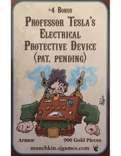 Steve Jackson Games Munchkin Steampunk: Professor Tesla's Electrical Protective Device (Pat. Pending)