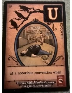 Murder Of Crows: "At A Notorious Convention When" Promo Card