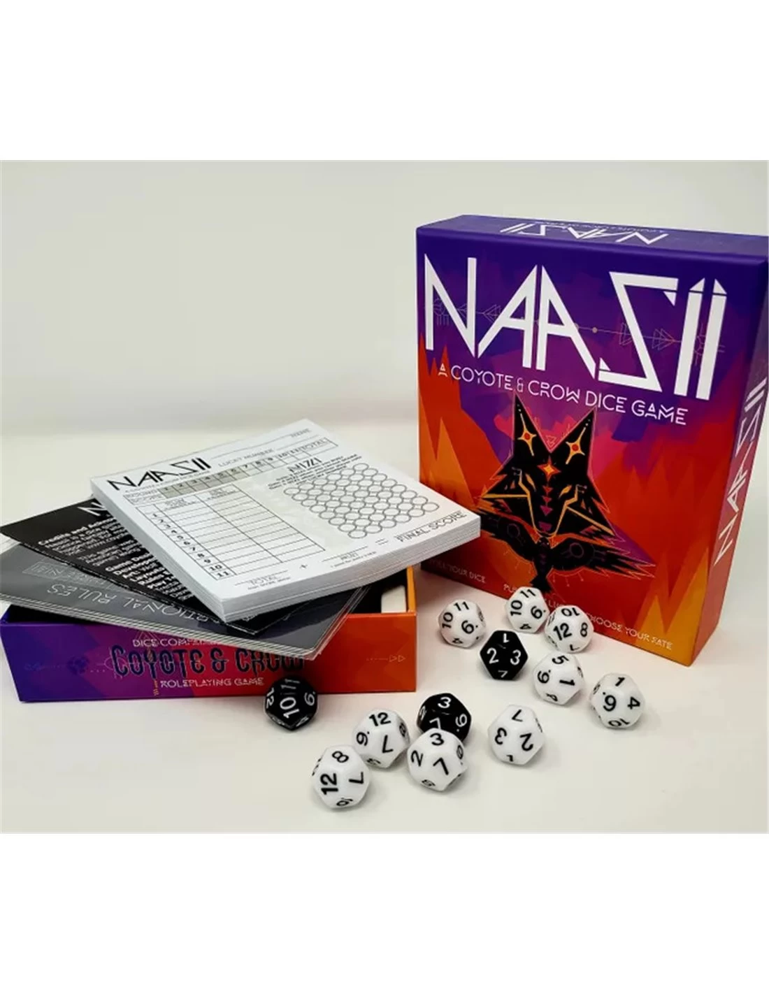 Naasii: A Coyote & Crow Dice Game Naasii: A Coyote & Crow Dice Game -Speelgoedwinkel Voor Spellen naasii a coyote crow dice game 1
