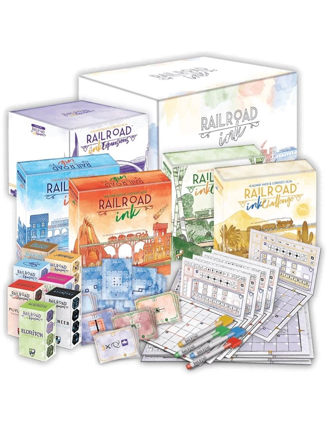 Railroad Ink Challenge - Ultimate Collector's Edition Railroad Ink Challenge - Ultimate Collector's Edition -Speelgoedwinkel Voor Spellen railroad ink challenge ultimate collector s edition