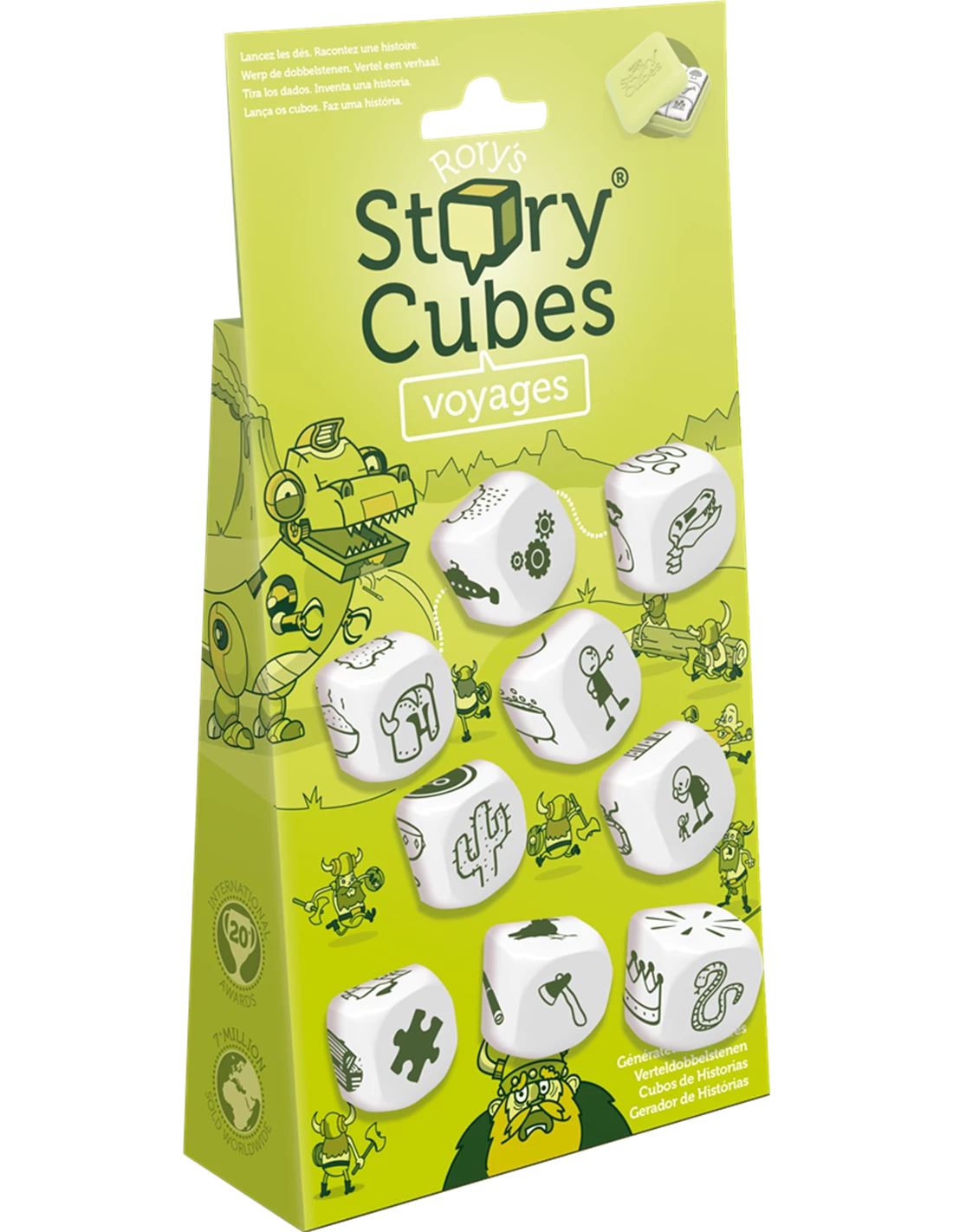 Rory's Story Cubes Hangtab Voyages ASMODEE Rory's Story Cubes Hangtab Voyages -Speelgoedwinkel Voor Spellen rory s story cubes hangtab voyages
