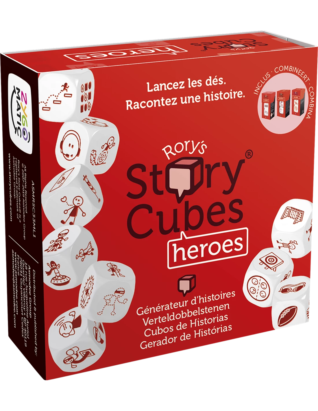 Rory's Story Cubes Heroes Rory's Story Cubes Heroes -Speelgoedwinkel Voor Spellen rory s story cubes heroes