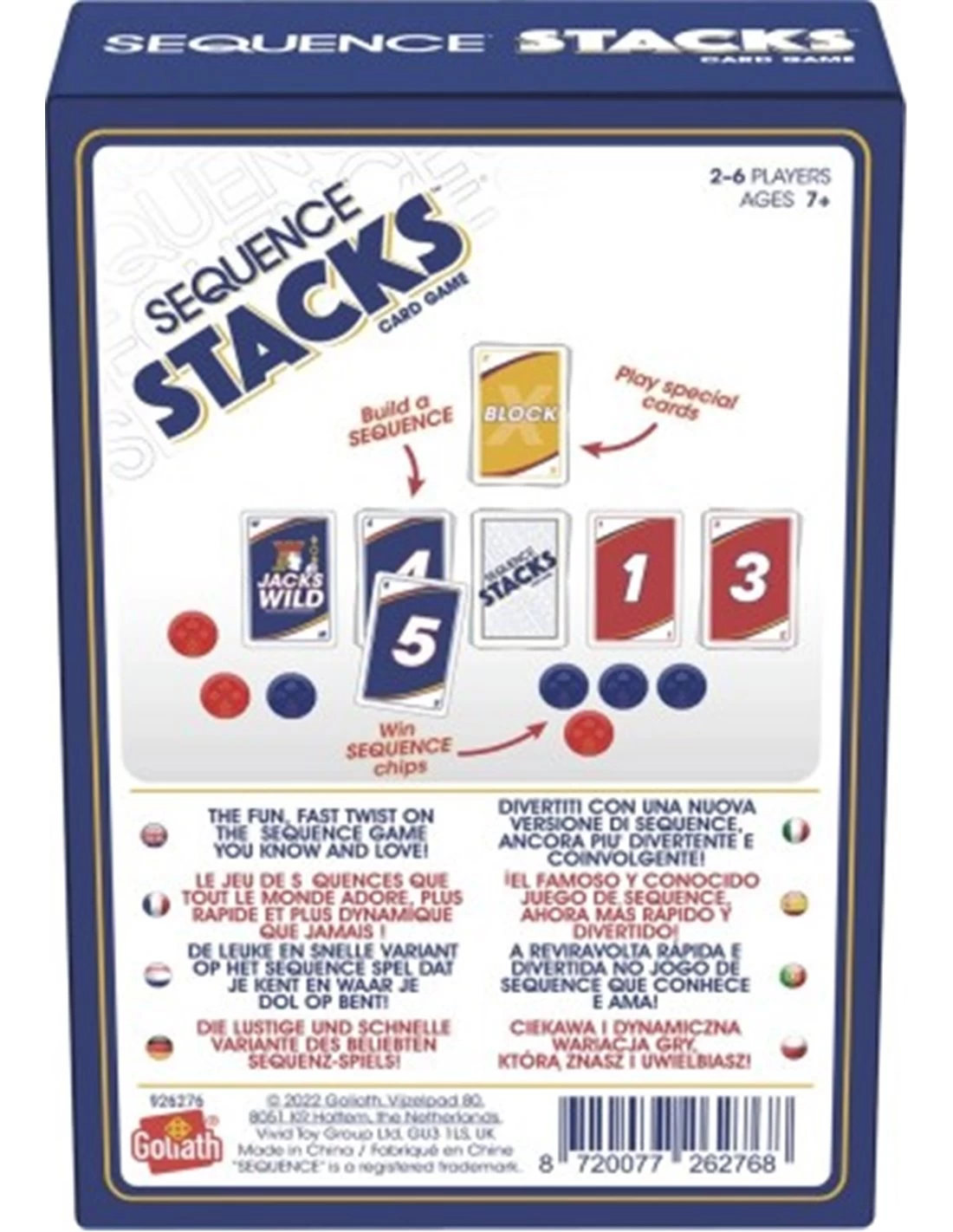 Sequence Stacks Card Game Goliath Sequence Stacks Card Game -Speelgoedwinkel Voor Spellen sequence stacks card game 1