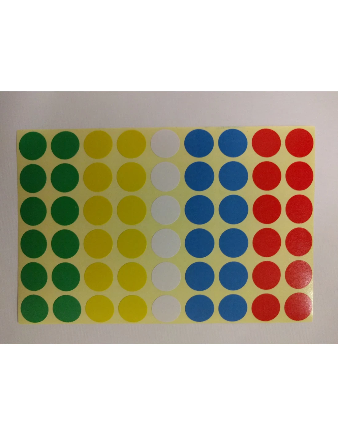 Stickervel stippen 12mm Stickervel Stippen 12mm -Speelgoedwinkel Voor Spellen stickervel stippen 12mm