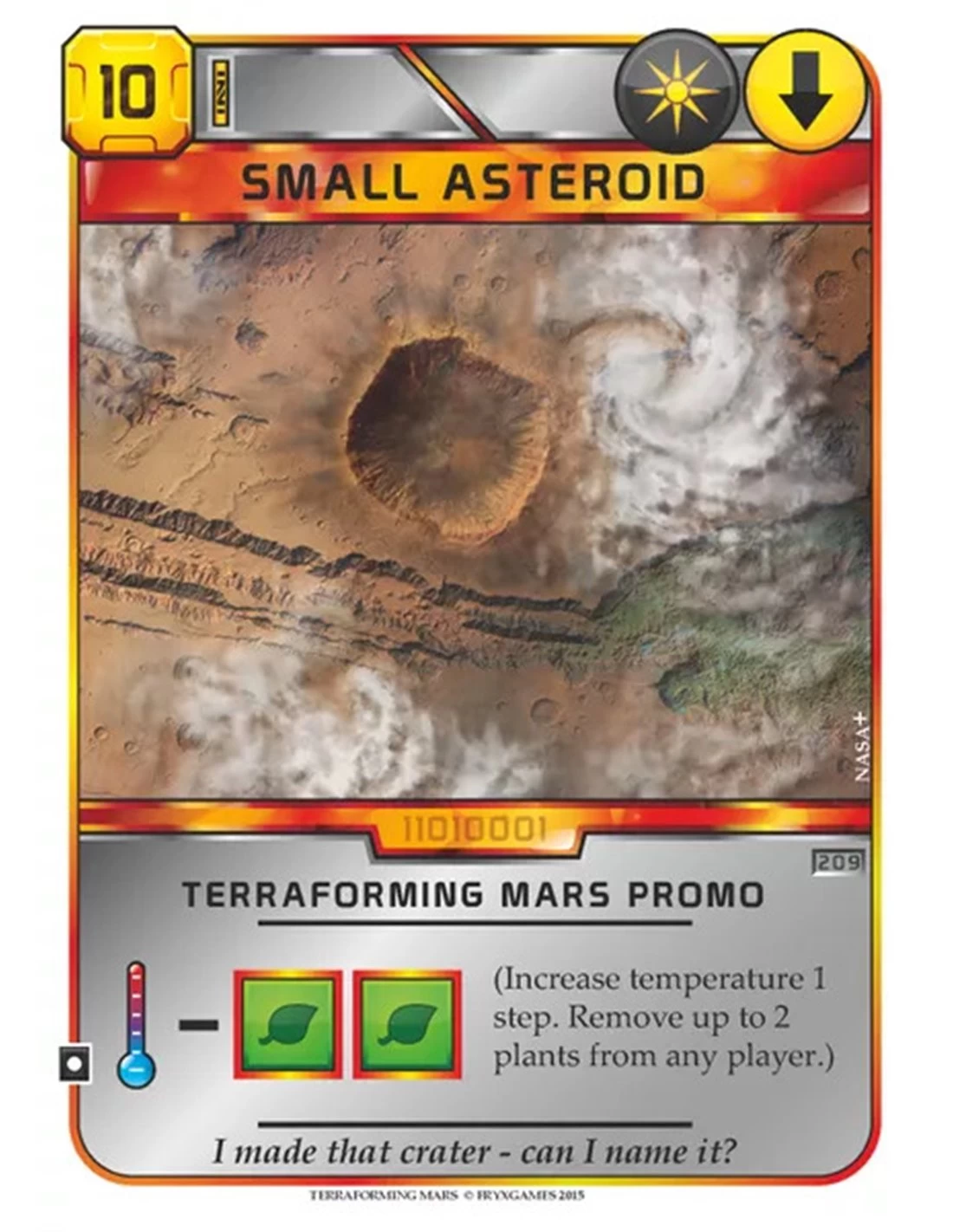 Terraforming Mars: Small Asteroid Promo Card Terraforming Mars: Small Asteroid Promo Card -Speelgoedwinkel Voor Spellen terraforming mars small asteroid promo card