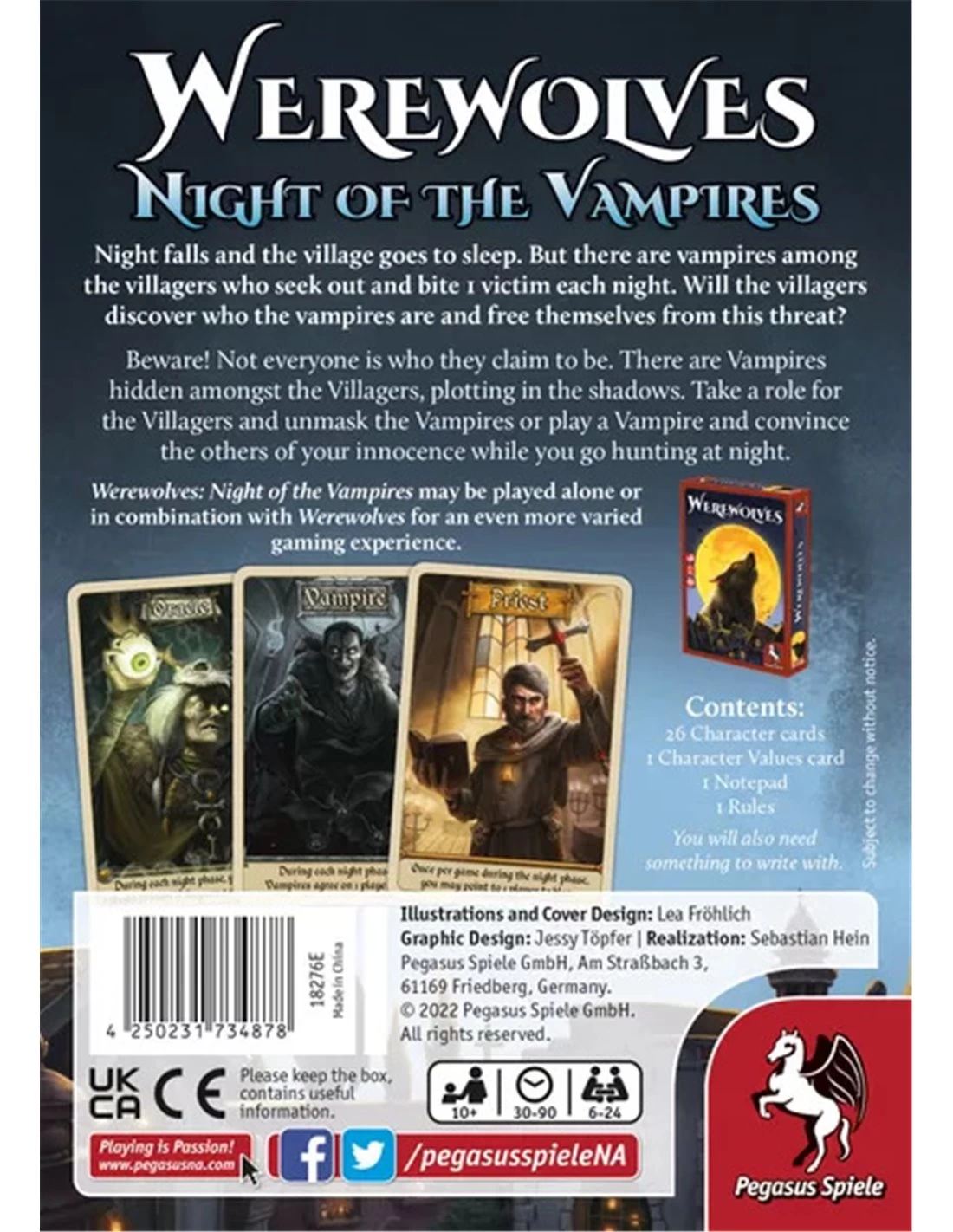 Werewolves: Night of the Vampires Pegasus Spiele Werewolves: Night Of The Vampires -Speelgoedwinkel Voor Spellen werewolves night of the vampires 1